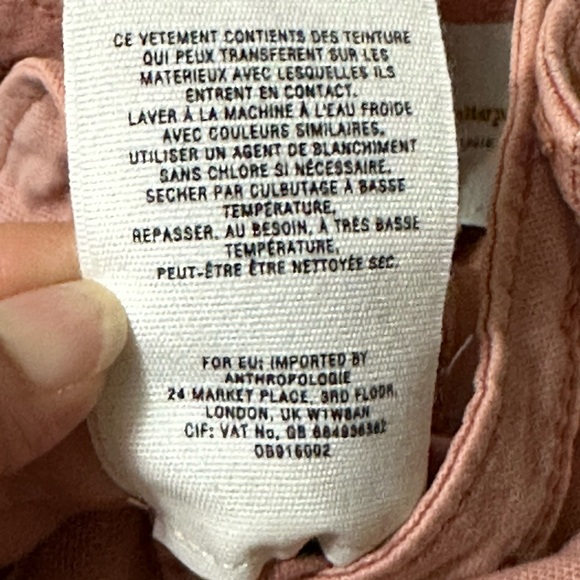 Anthropologie Pink Strapless Jumpsuit - Picture 3 of 14